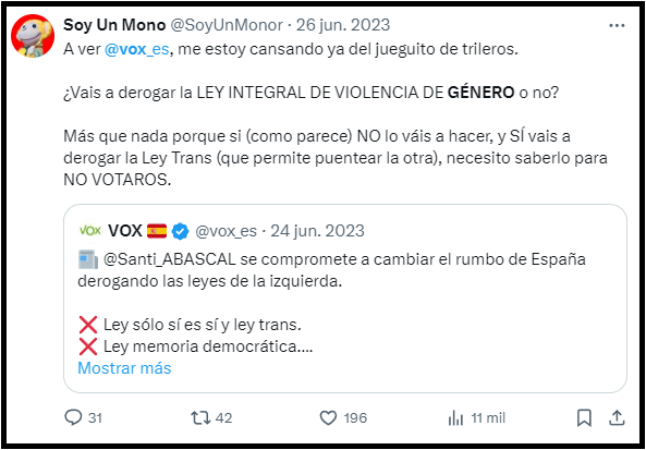 Una traición totalmente inesperada que perjudicó enormemente a VOX